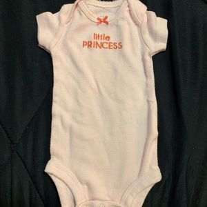 Pink little princess onesie